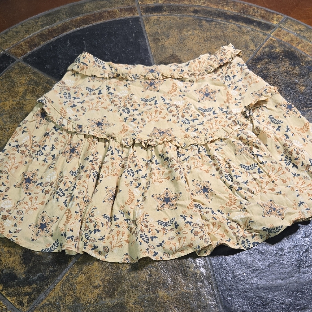 Spell And The Gypsy Floral Beige Skirt